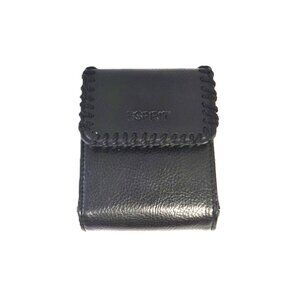 VTG 90s Esprit Leather Lipstick Case with Mirror Double Holder Minimalist Vanity